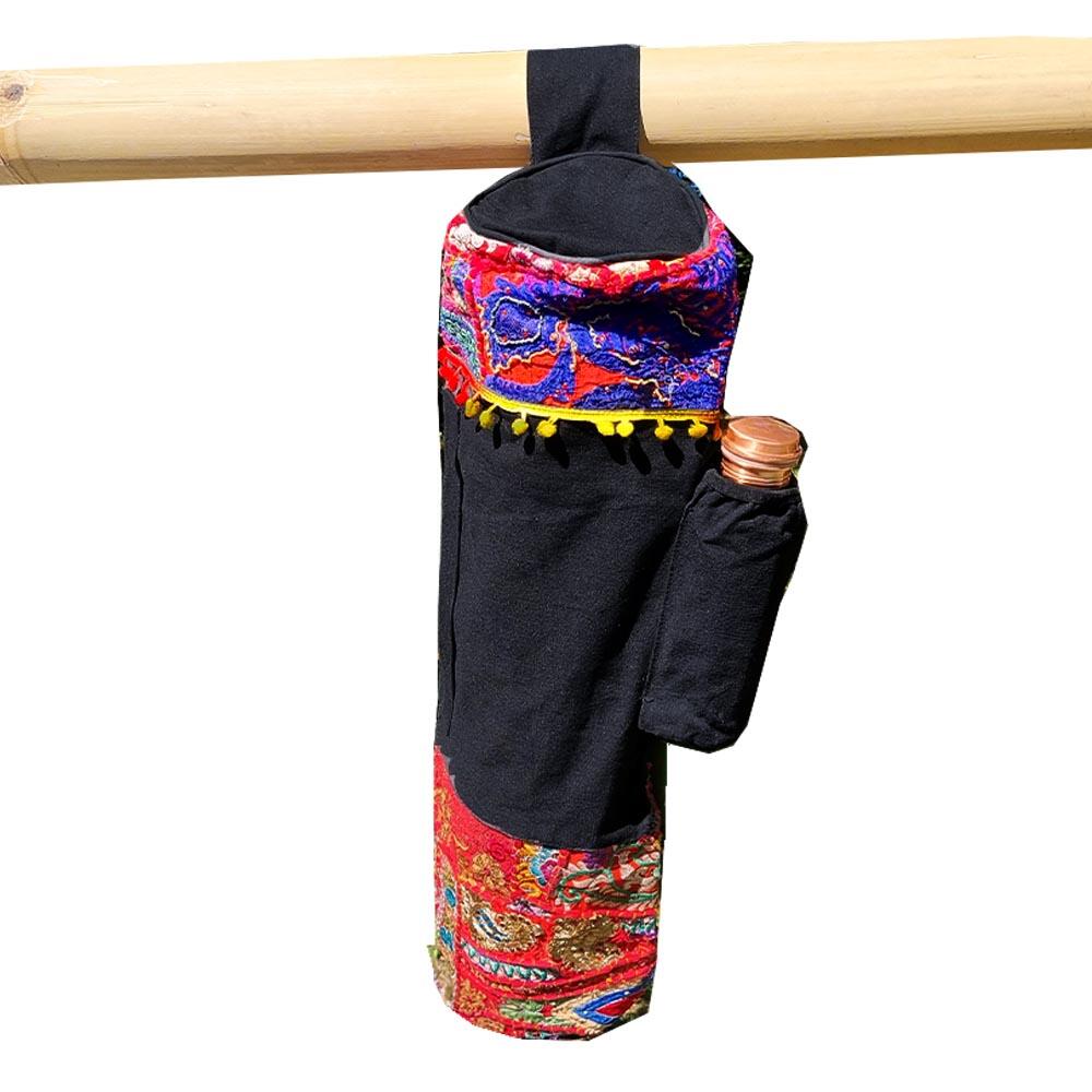 Achamana - Sac De Yoga 18x78cm Large Bandoulière - Canevas Et Torans - Pièces Uniques - Sac À Tapis - Multicolore - Decathlon