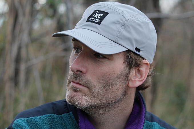 Gorra running lluvia Hombre / Mujer - Reciclada - Fluorine Free (Gris) 6/7
