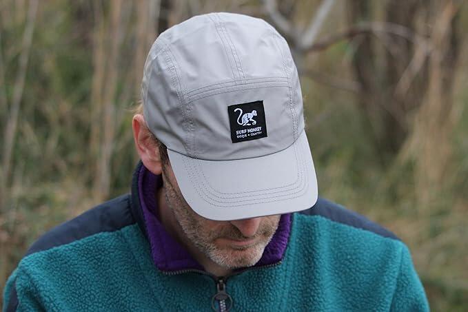 Gorra running lluvia Hombre / Mujer - Reciclada - Fluorine Free (Gris) 7/7
