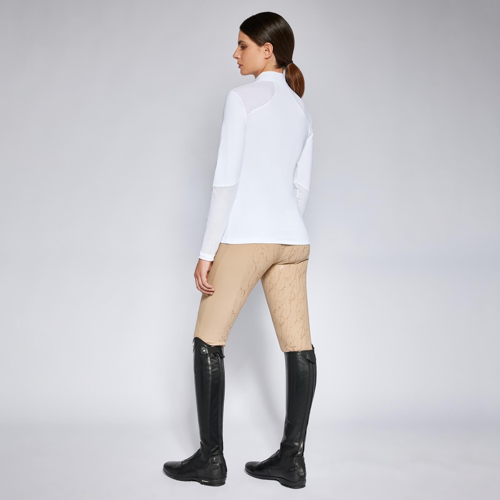 Polo de concours manches longues Perforated insert - CAVALLERIA TOSCANA 3/3