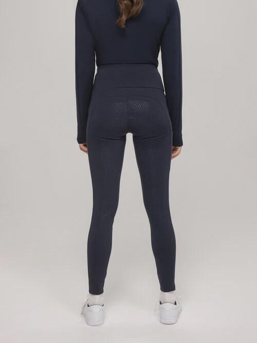 Tommy Hilfiger Equestrian Delaware Hoge Taille Full Grip Legging Dames Blauw - 2/7