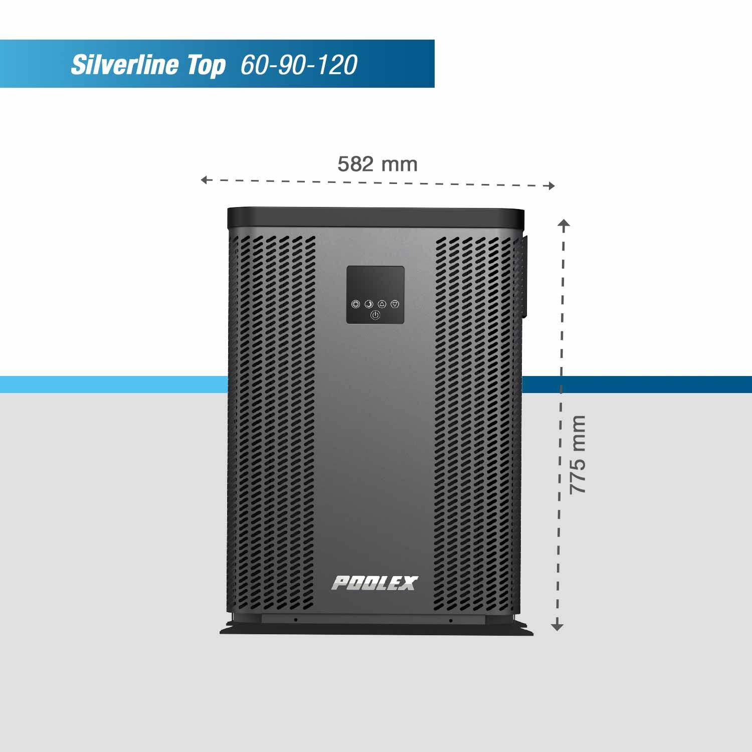 Poolex - Bomba de calor Silverline Top PC-TOP090 (40-50 m³) 4/7