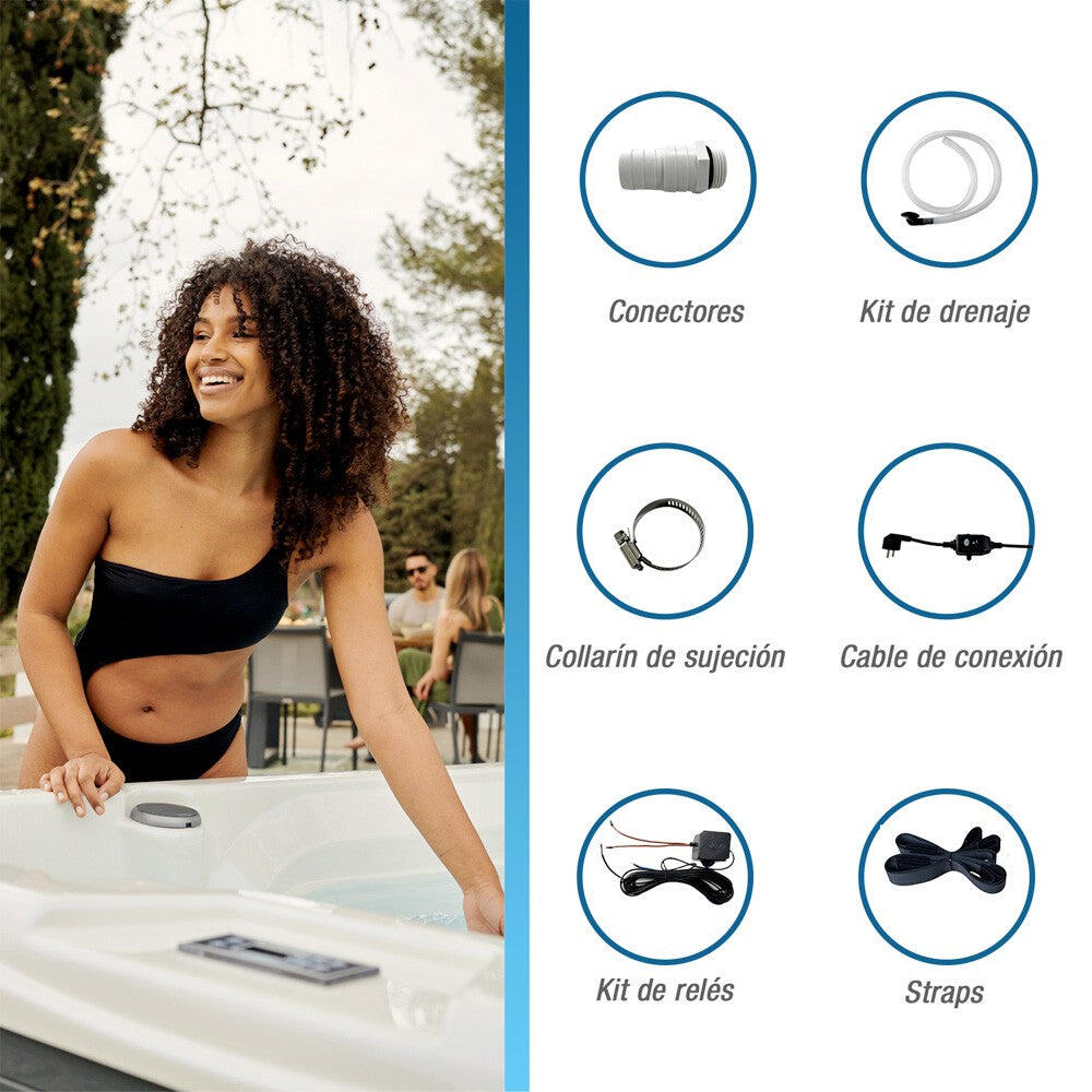 Poolex - Bomba de calor de piscina  Spawer O'Spa 3Kw 3/5