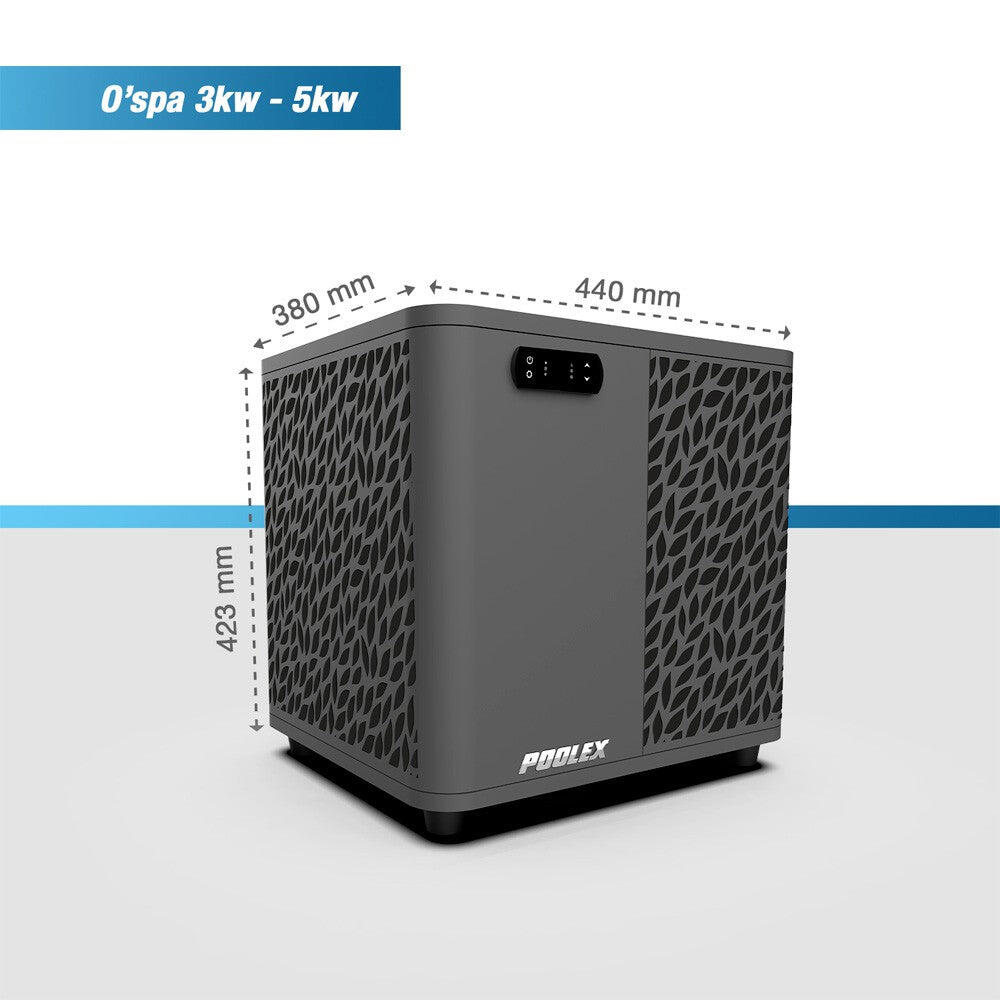 Poolex - Bomba de calor de piscina  Spawer O'Spa 3Kw 2/5