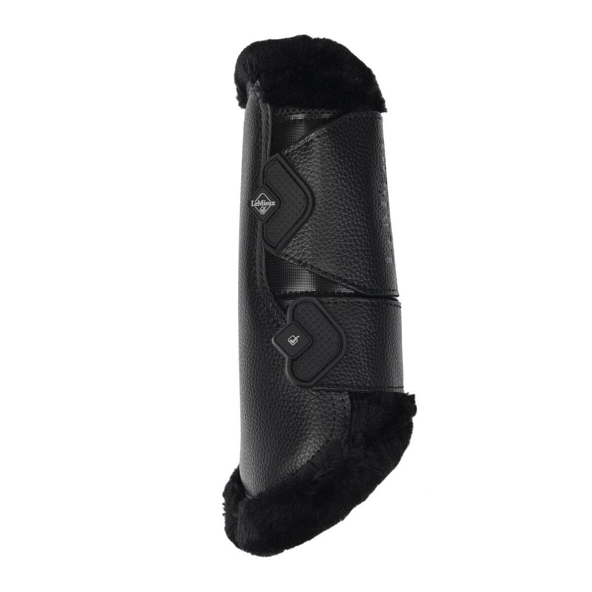 Lemieux Fleece Edge Mesh Brushing Peesbeschermers Zwart 4/7