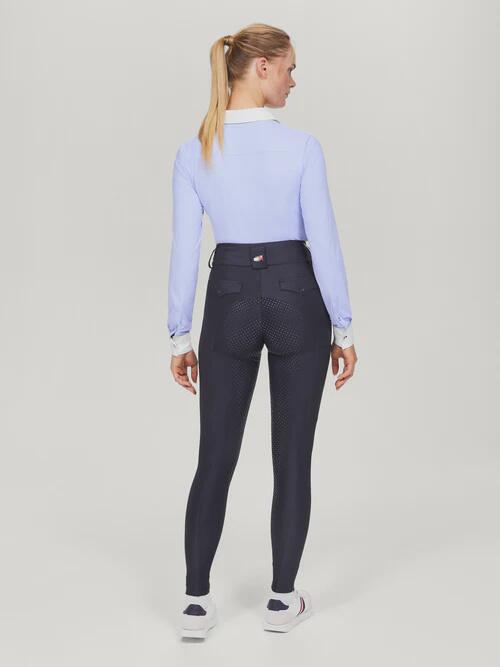 Tommy Hilfiger Equestrian Highland Hybrid Legging Full Grip Dames Blauw - 7/7