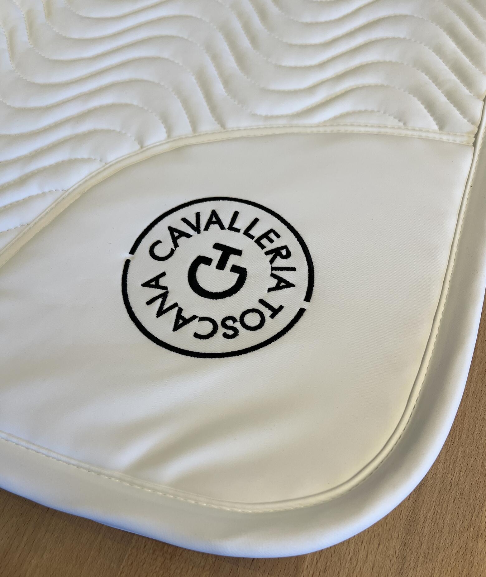 Cavalleria Toscana Double Orbit Wave Quilted Zadeldek Grijs - 6/7