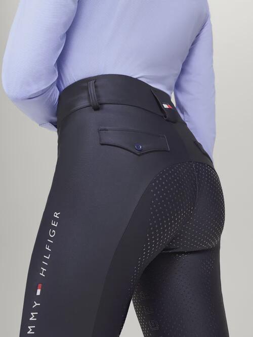 Tommy Hilfiger Equestrian Highland Hybrid Legging Full Grip Dames Blauw - 5/7