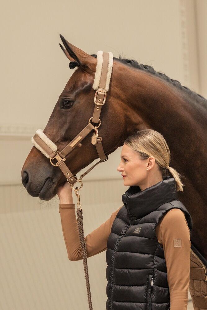 Eskadron Halster Faux Leather Double Pin Ff Heritage 24/25 Zwart - 2/5
