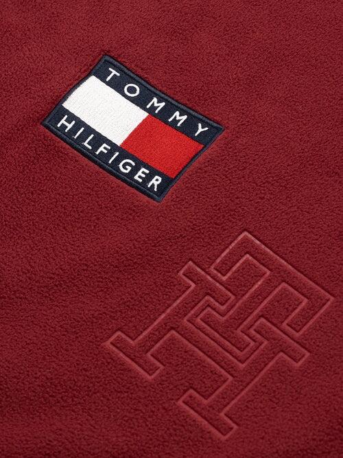 Tommy Hilfiger Equestrian Oxford Fleece Deken Rood - 3/5