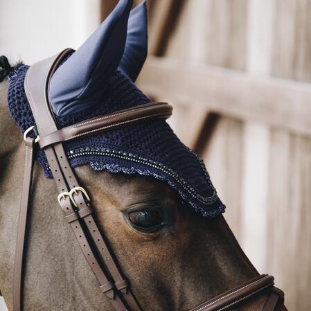Bonet anti-mouche Kentucky Horsewear cu strasuri și perle