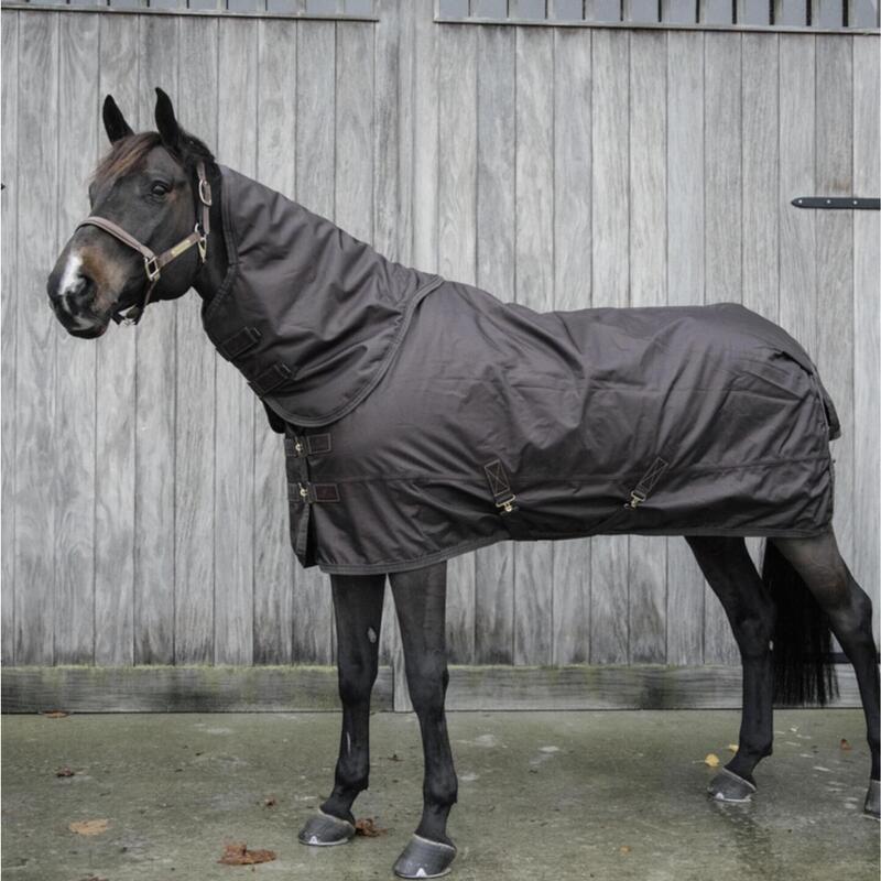 Couverture d’hiver - 1680D - 140 cm / 6'3 - Fourrure de lapin vegan - Brun