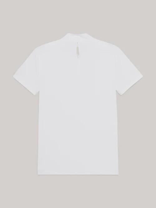 Tommy Hilfiger Equestrian Chelsea Cooling Short Sleeve Logo Show Shirt Wit - 7/7