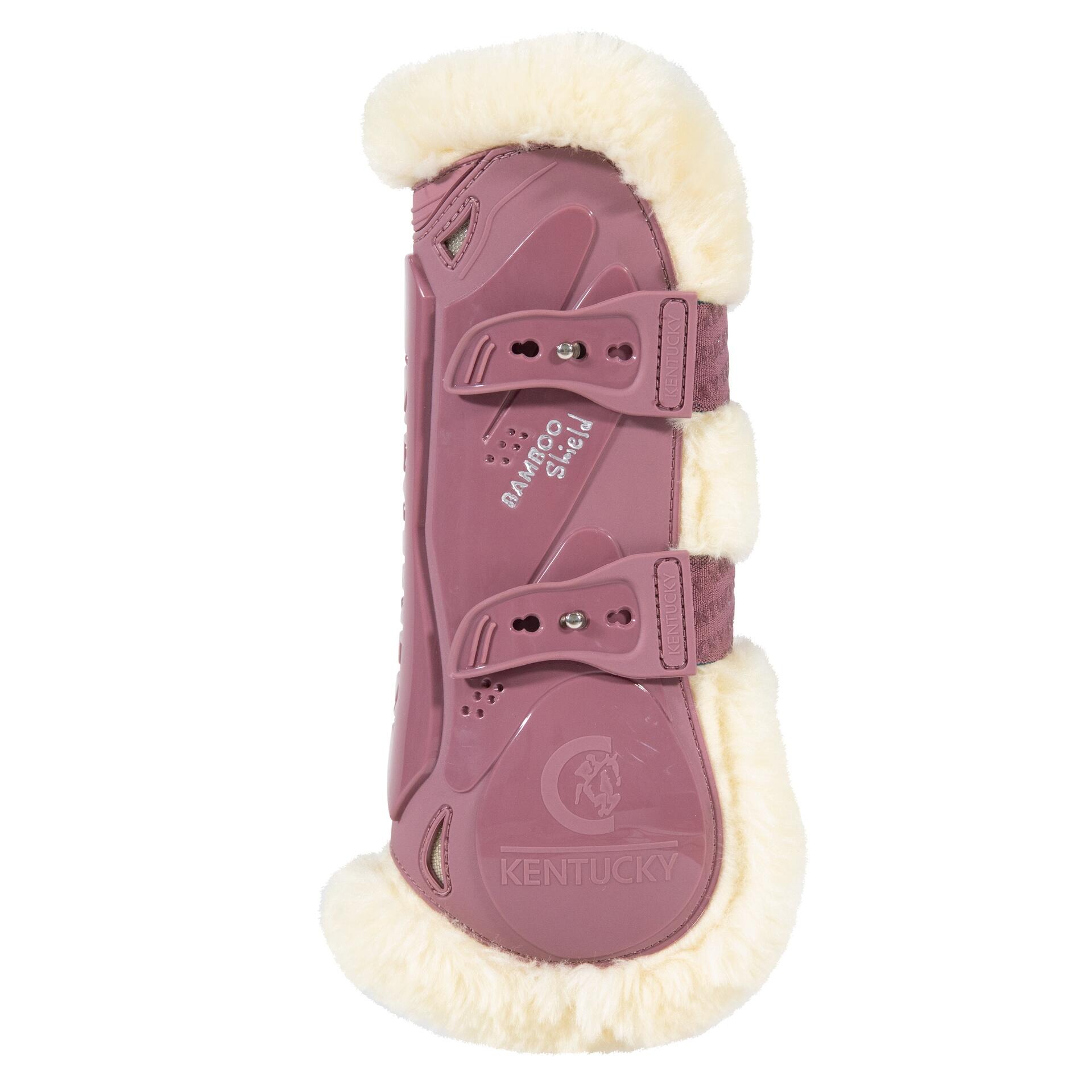 Kentucky Vegan Wol Peesbeschermers Bamboo Elastiek Bruin 5/7