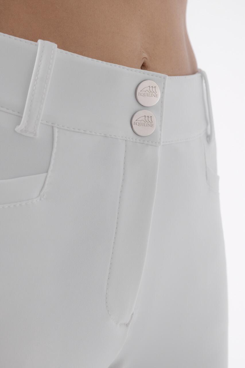 Reitturnierhose mit hoher Taille Damen Equiline Full Grip Adellek 5/7