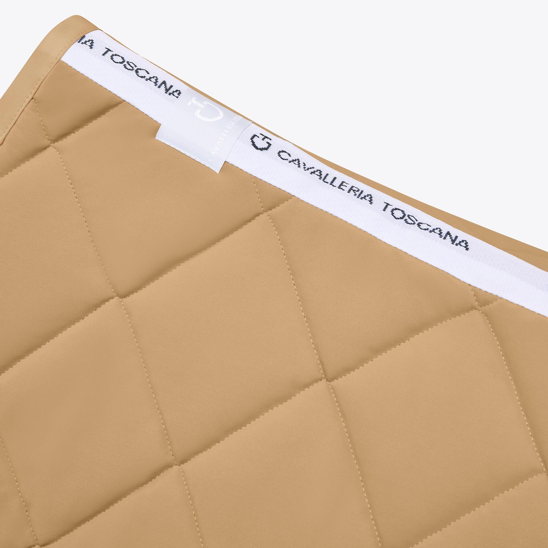 Cavalleria Toscana Diamond Gewatteerd Zadeldek Ss25 Tan - 3/4