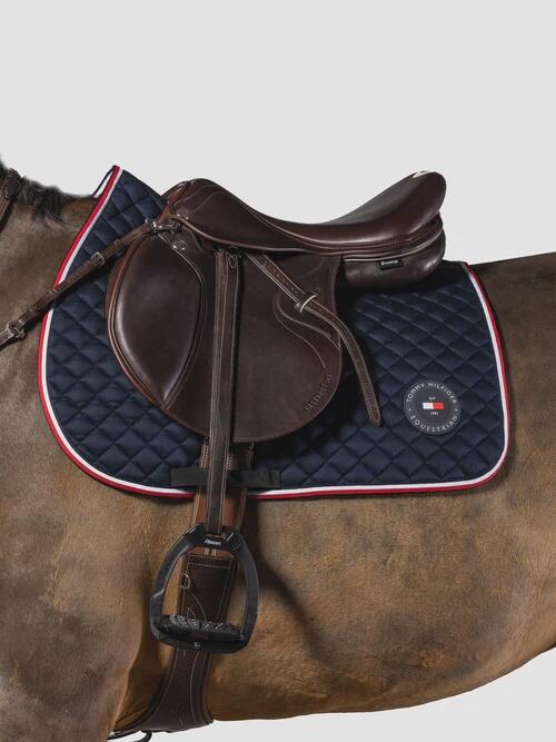 Tommy Hilfiger Equestrian Global Waffle Zadeldek Wit - 7/7