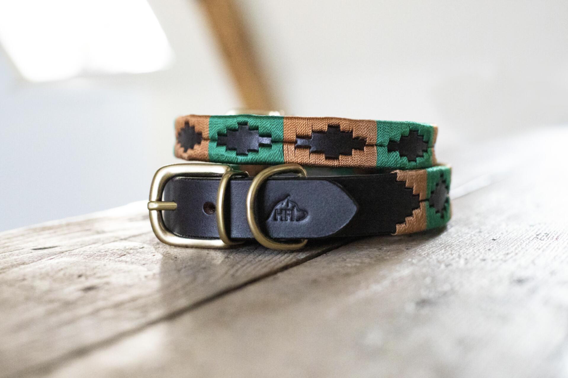 Hfi Polo Dog Collar Blauw - 6/7