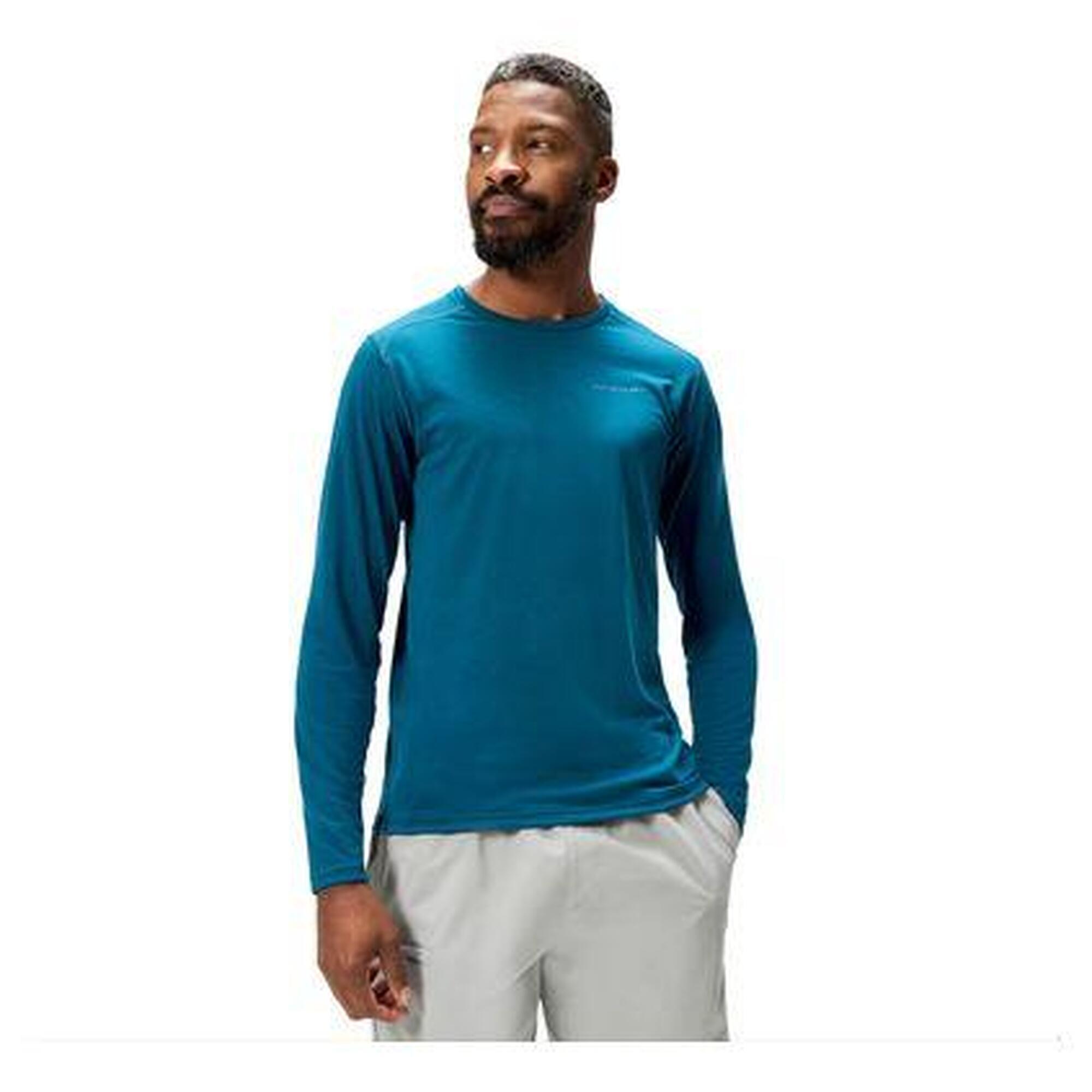Endura - Maillot Manches Longues Endura Hummvee Bleu - Maillot Manches Longues - Bleu - Decathlon