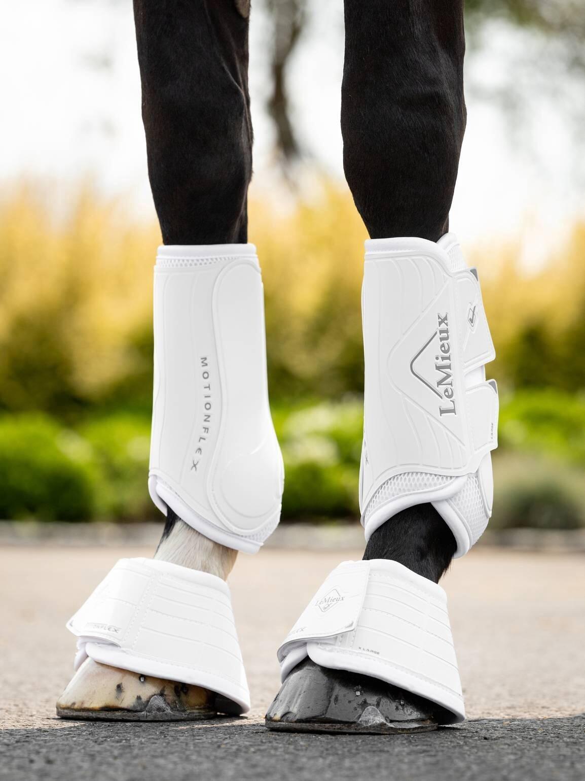 Lemieux Motionflex Dressuur Peesbeschermers Wit - 5/7