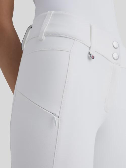 Tommy Hilfiger Equestrian Kneegrip Rijbroek Pro Wit - 4/7