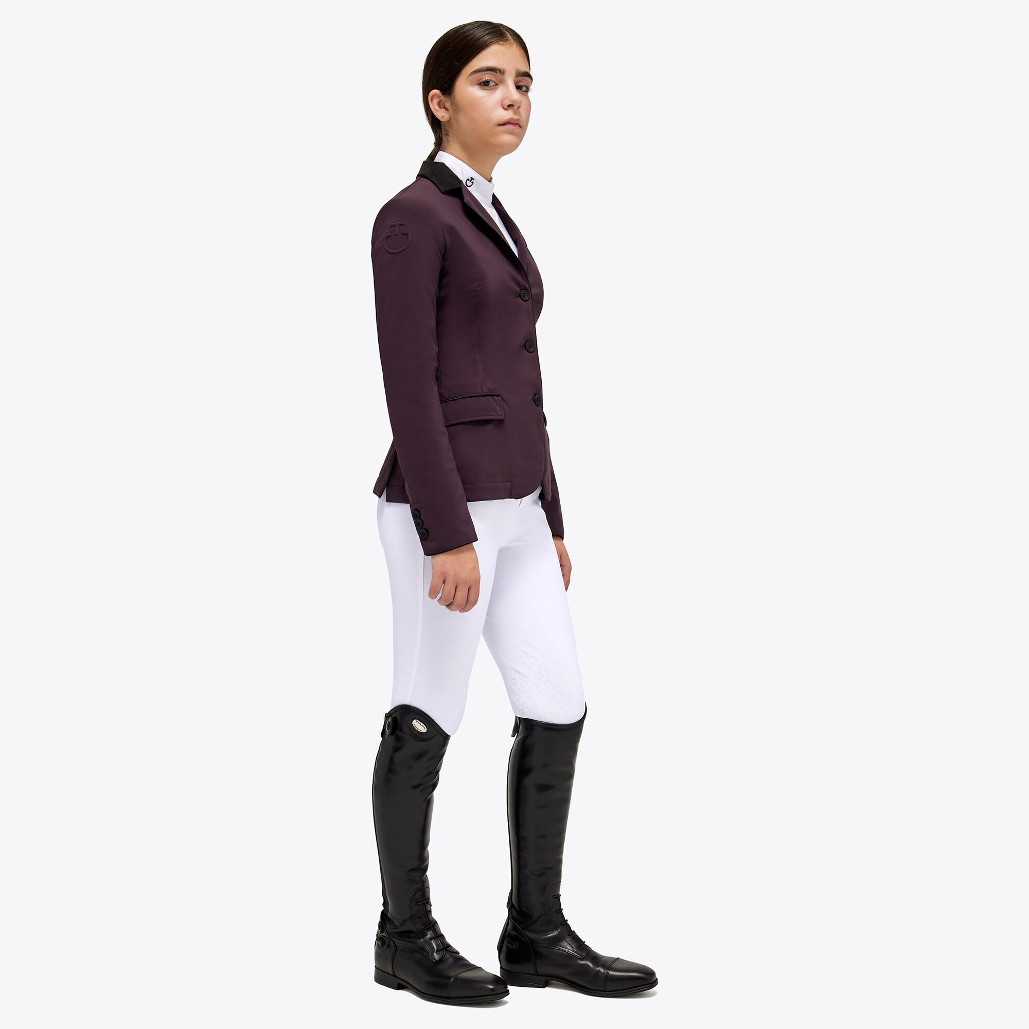 Cavalleria Toscana Meisjes Gp Young Rider Jas Zwart - 4/4