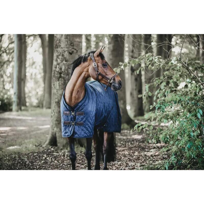 Couverture d’écurie - 600D - 155 cm / 6'9 - Laine vegan - Navy