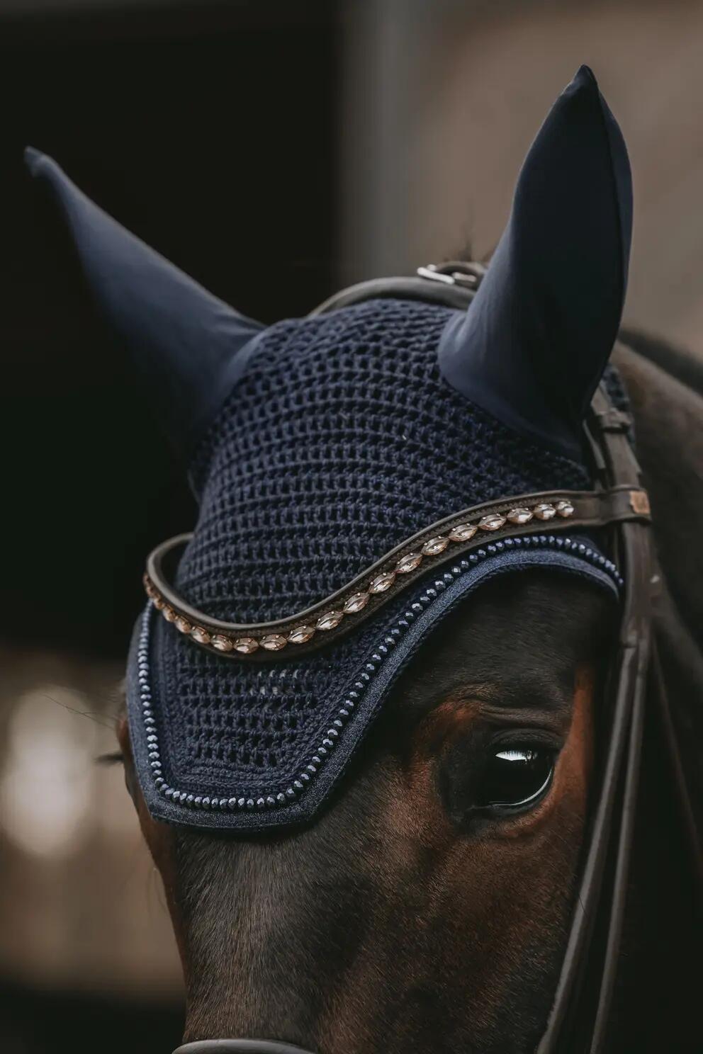 Oornetje Wellington glitter soundless zwart 5/6