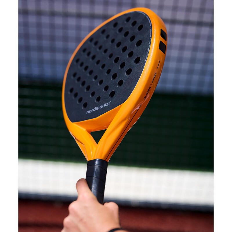 Rachetă Padel Adulți GliderAero - Papaya Orange