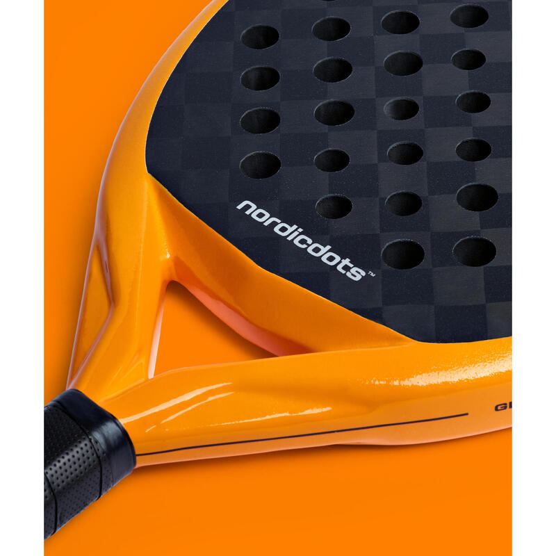 Rachetă Padel Adulți GliderAero - Papaya Orange