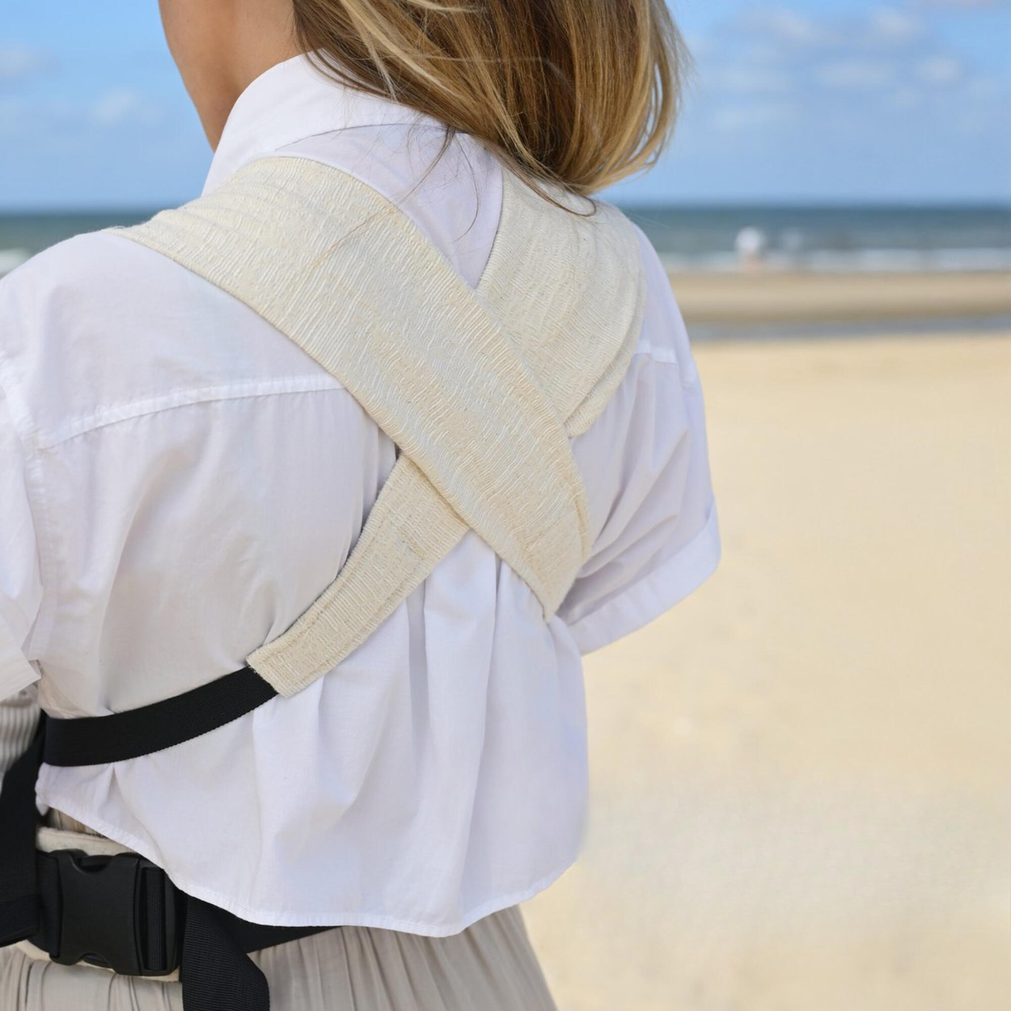 Porte-Bébé Deryan Nova - Ergonomique - Confortable - Crème 4/5