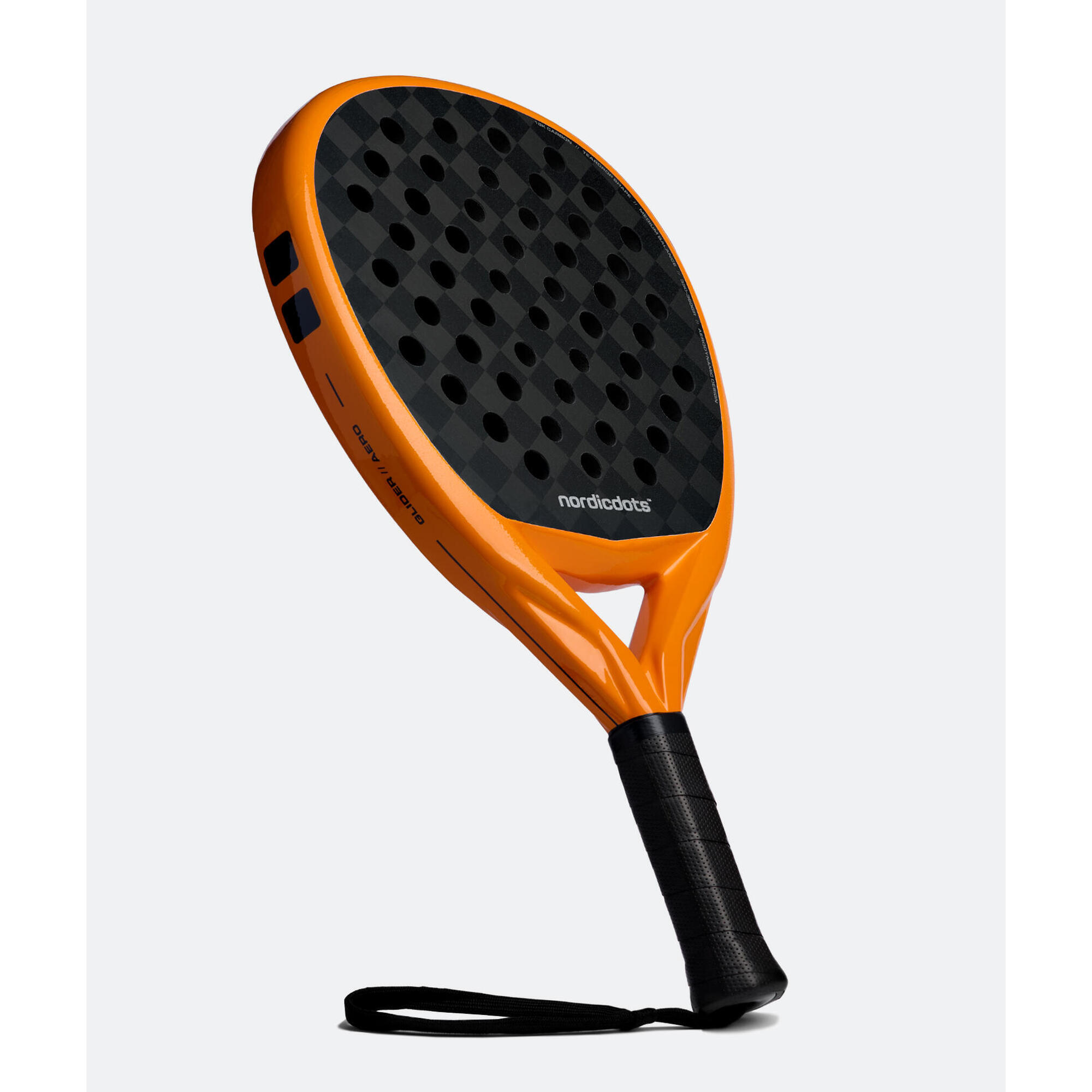 Nordicdots - Raquette De Padel Adulte - Glideraero - Papaye Orange - Raquette De Padel - Orange - Taille Unique - Decathlon