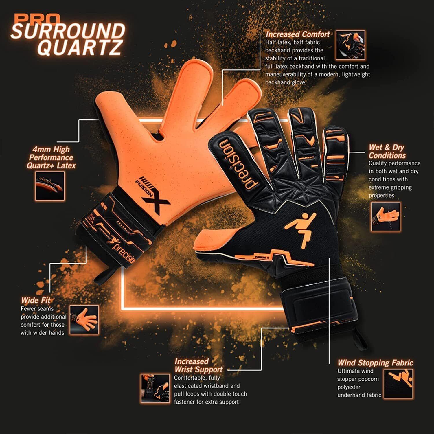 Dziecięce rękawice bramkarskie Precision Fusion X Pro Surround Quartz 5/5