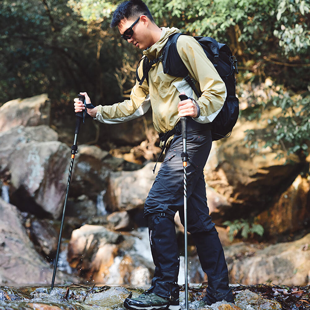 Bastón de trekking y senderismo Naturehike Carbono/Aluminio 5 secciones, gris 5/5