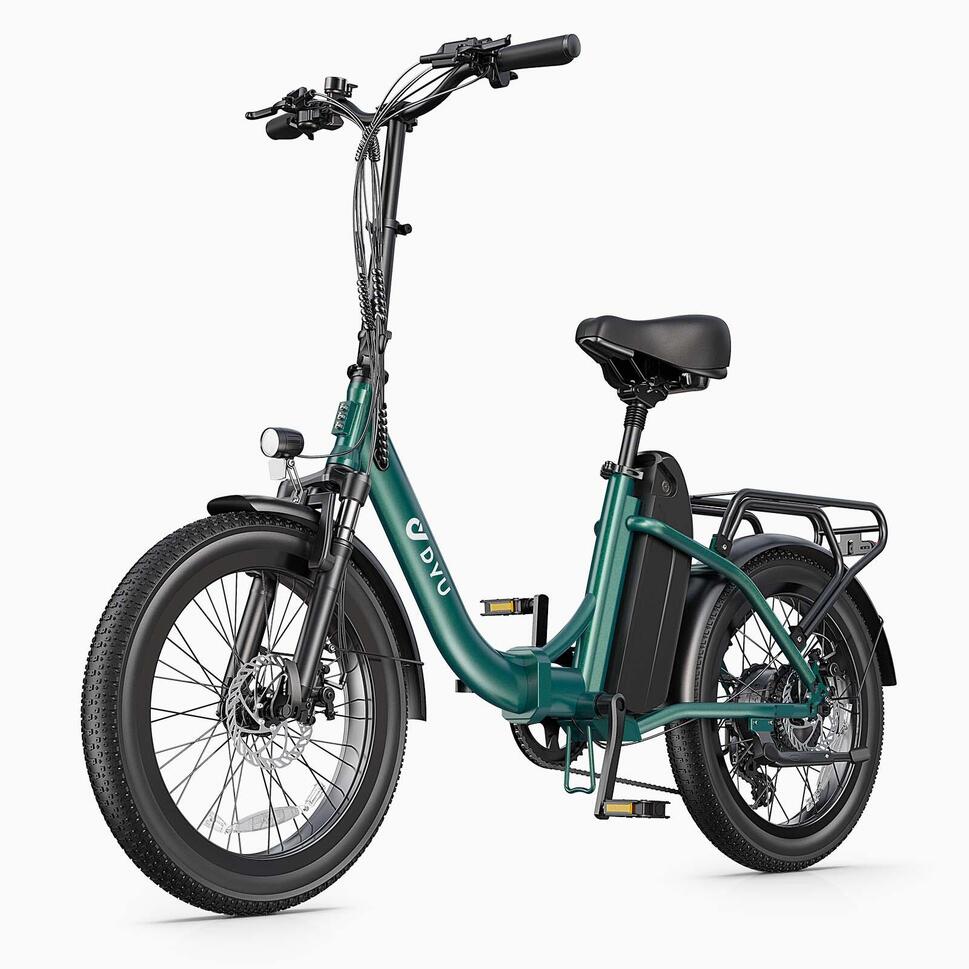 Rower elektryczny dla dorosłych DYU C9 20 cali 48 V 15,6 Ah Bateria