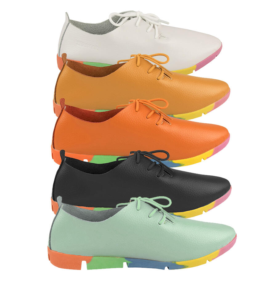 Mocasines de piel para mujer 6/7