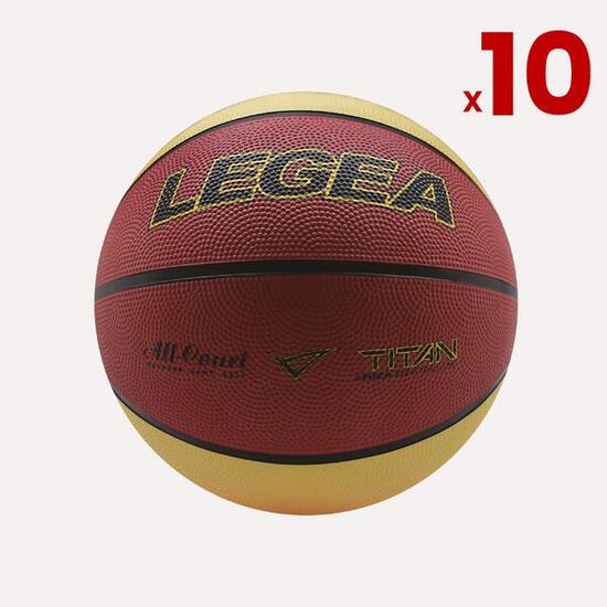 Pack de 10 ballons TITAN BASKET