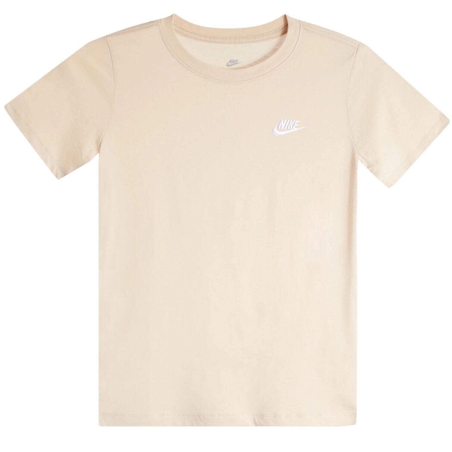NIKE Camiseta Casual Niño Nike Sportswear Big Kids' T-Shirt FZ5177-126 Beige