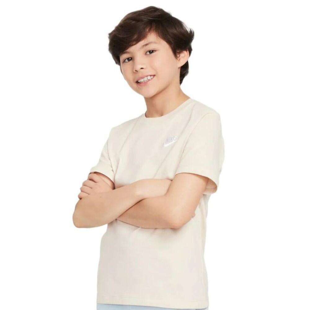 Camiseta Casual Niño Nike Sportswear Big Kids' T-Shirt FZ5177-126 Beige 2/2
