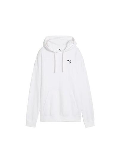 Sweat-shirts polaires pour hommes Puma Ess relaxed Blanc.