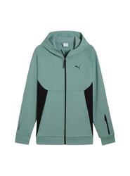Sweatshirts polaires pour homme Puma Tech Vert