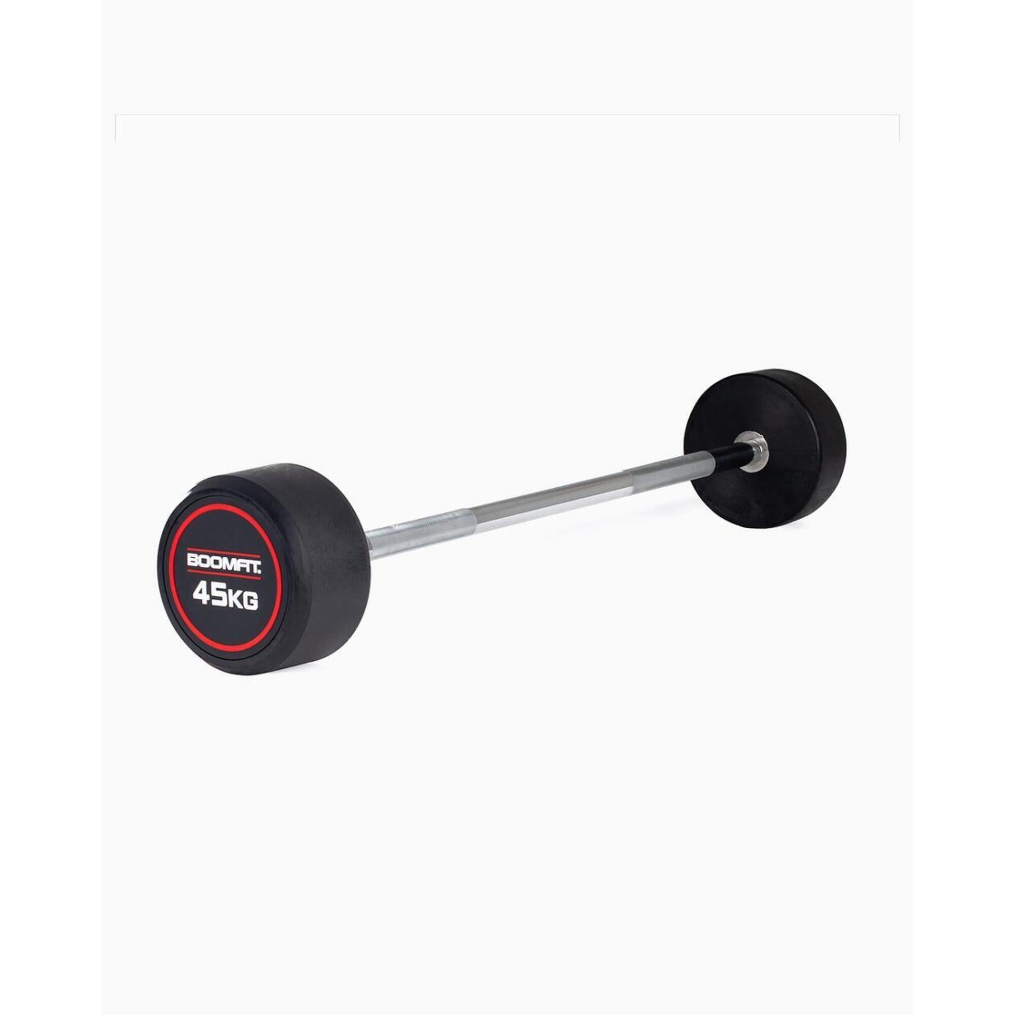 Boomfit - Barre De Poids Fixe 45kg - Boomfit - Barre De Musculation - Noir - Taille Unique - Decathlon