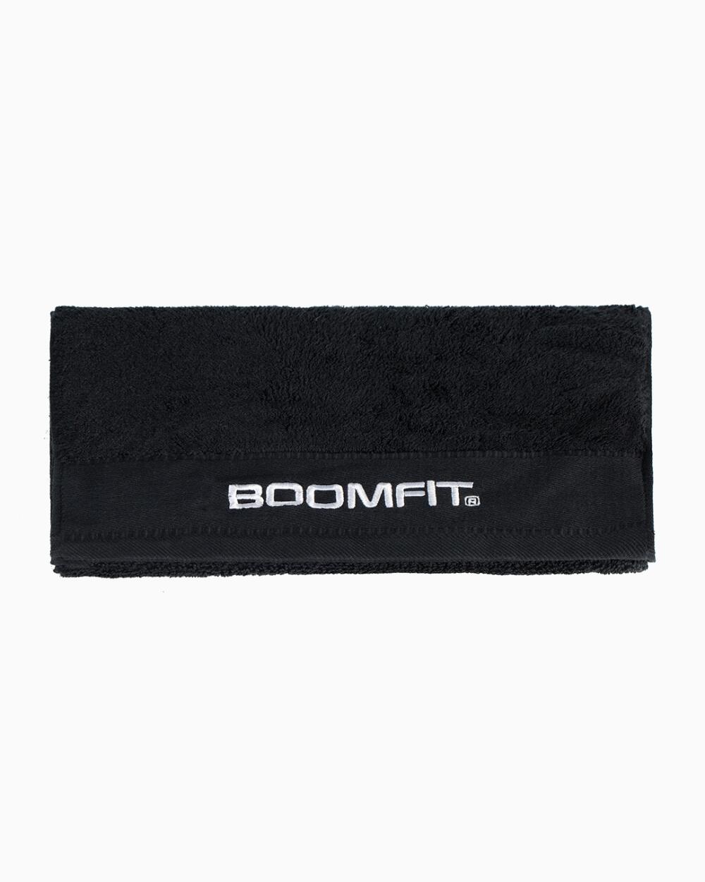 BOOMFIT Toalla Deportiva Negra Pequeña - BOOMFIT