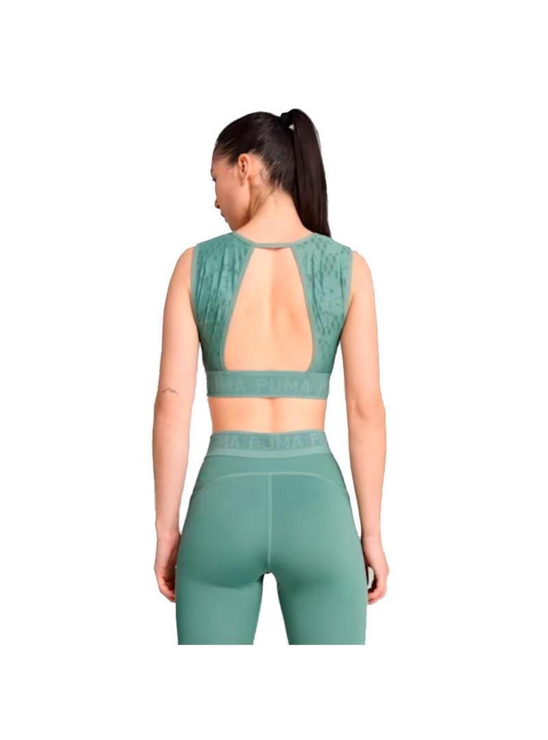 Top para Mulher Puma Lacer Verde 4/5