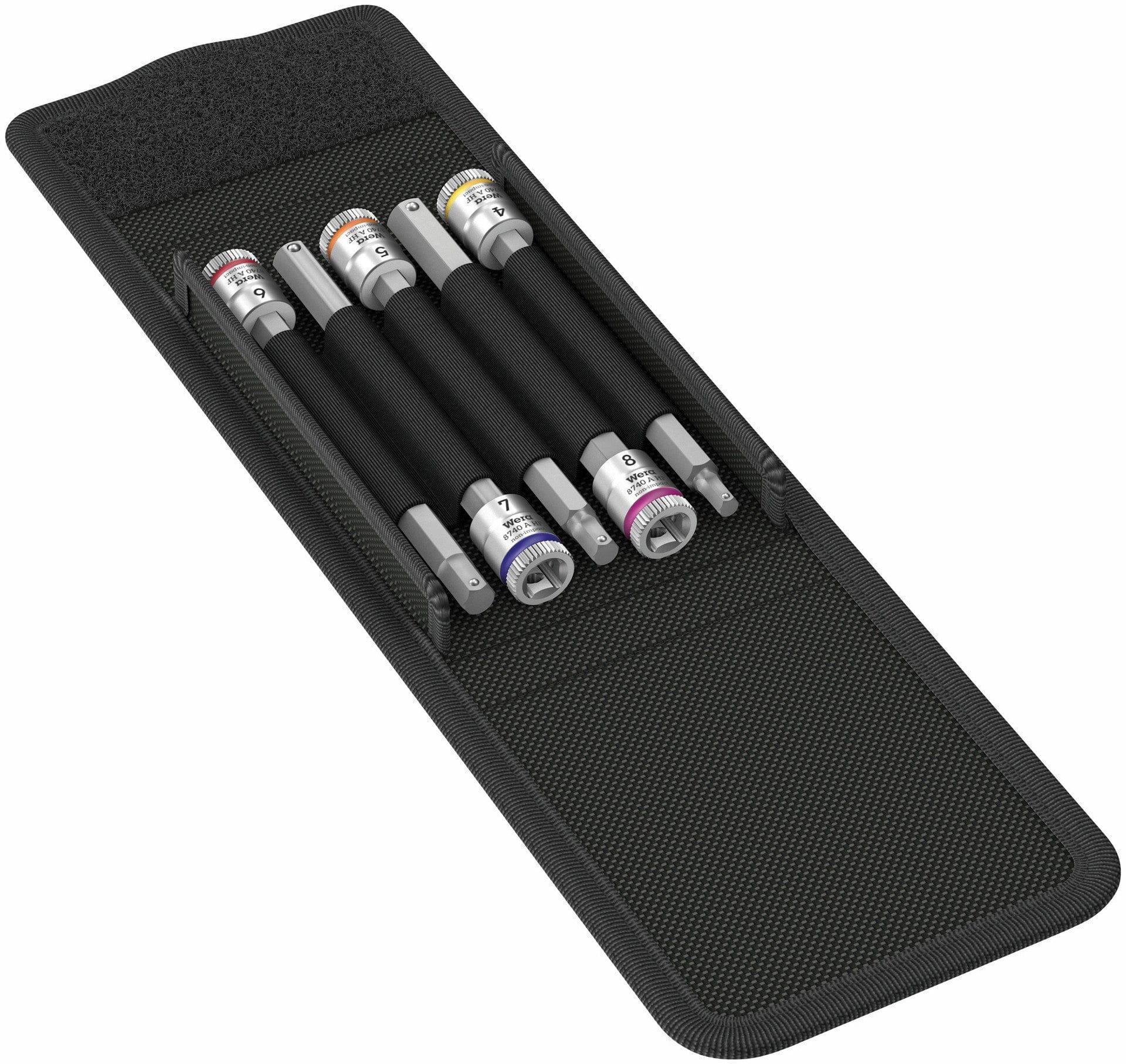 Wera 8740 A HF 1 Zyklop 1/4" Bit Socket Set