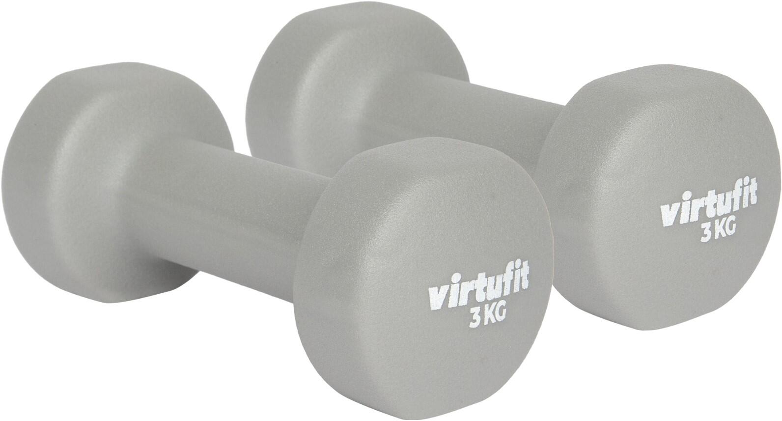 VIRTUFIT Vinyl Dumbbell Pro - 2 x 3 kg
