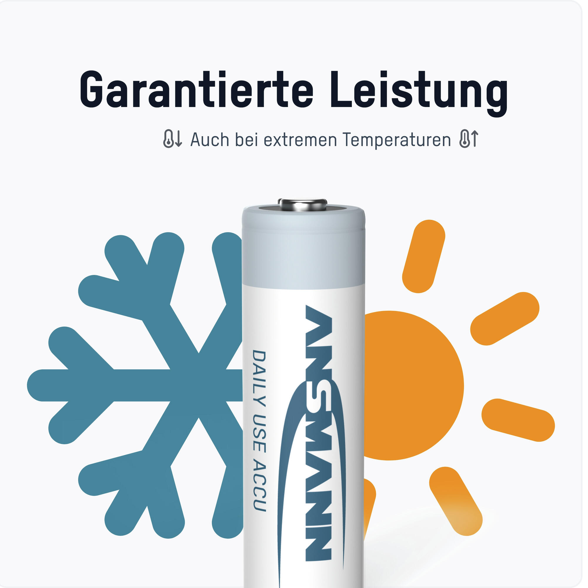 ANSMANN Akku AA 1,2V 1300mAh, Wiederaufladbare Batterien AA Mignon NiMH, 8 Stück 5/7