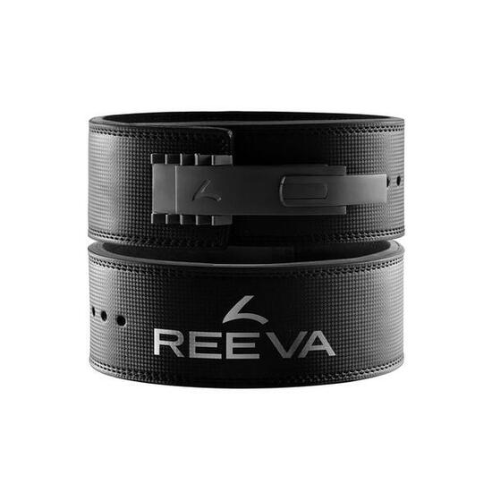 Cintura Powerlifting - Pelle carbonio con fibbia regolabile - 13 mm - Cintura Lo