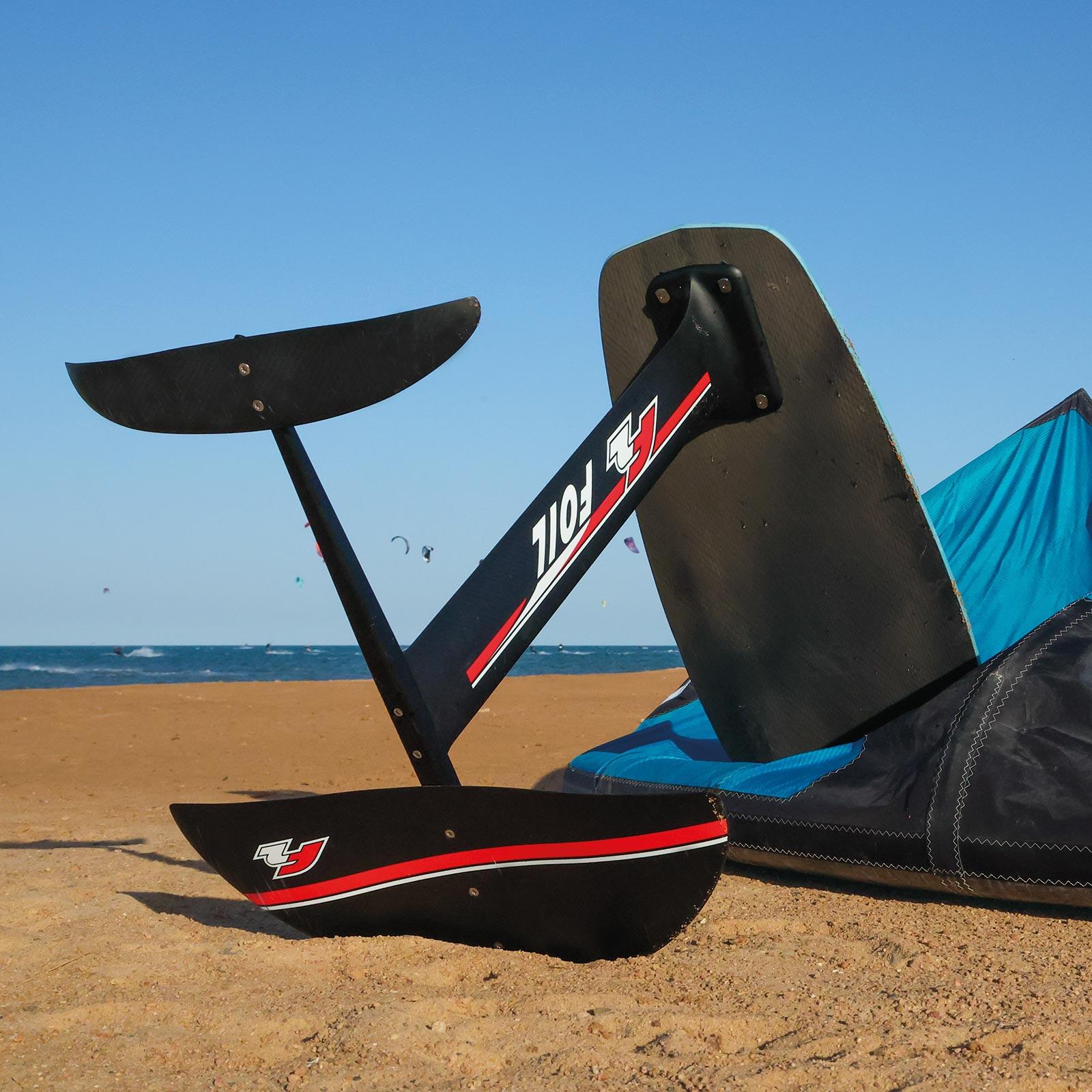 F2 Set Foilboard Ocean Carbon 100cm mit Kite Foil Alu Carbon Set Modell 2025 3/7