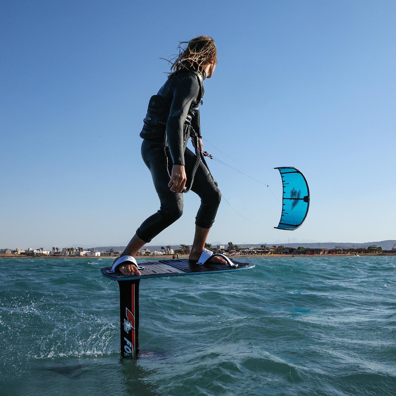 F2 Set Foilboard Ocean Carbon 100cm mit Kite Foil Alu Carbon Set Modell 2025 5/7